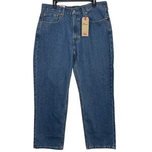 NEW Levis 550 Relaxed Fit Taper Mens 36x30 Medium Wash Denim Blue Jeans $59.50